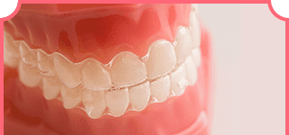 簡素な装置で矯正ができる